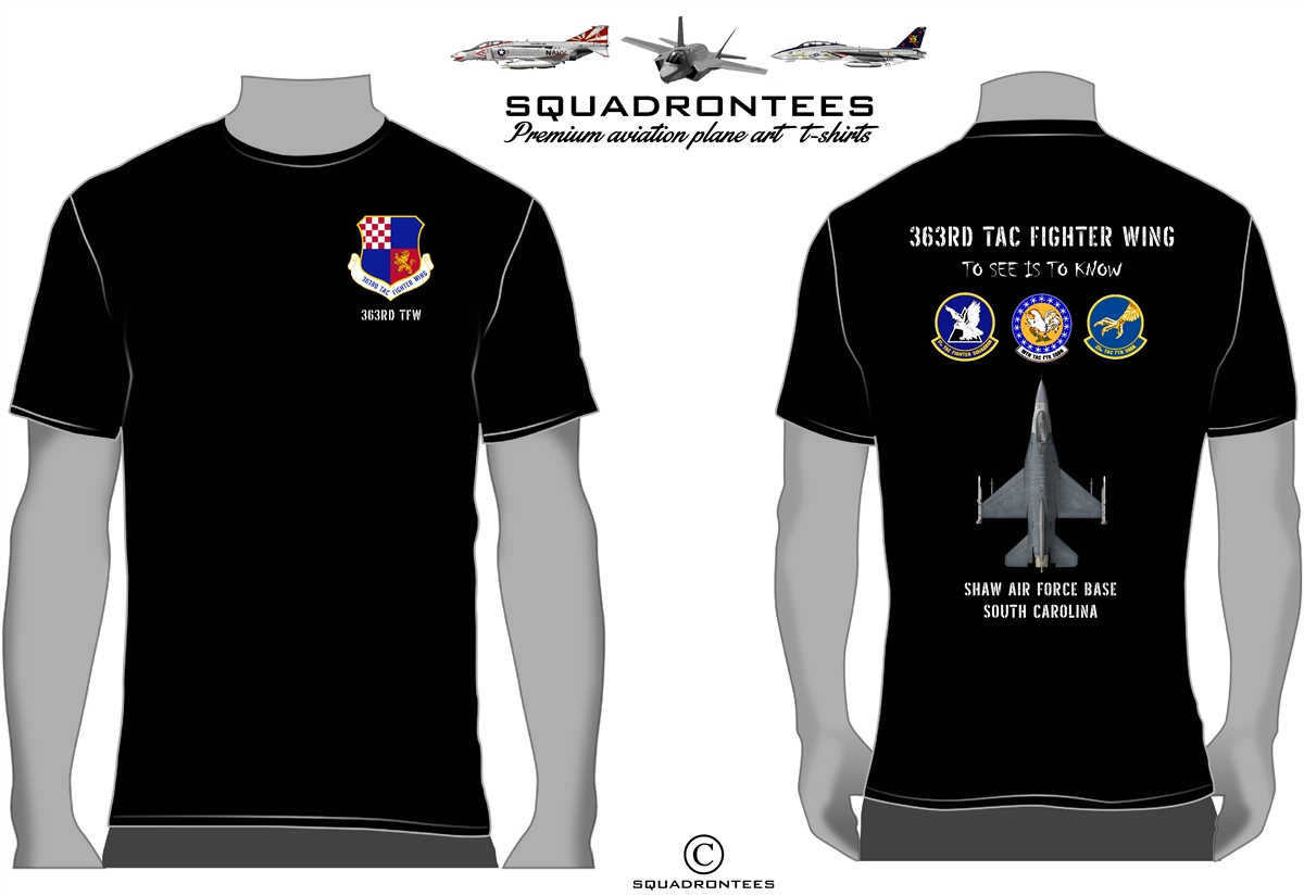 363rd TFW Shaw Air Force Base - South Carolina, USAF Licensed Item